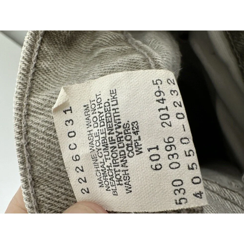 Levi's 550 Relaxed Fit Tapered Leg Jeans Men's Sz 32 Vintage 90s Orange Tab “pic